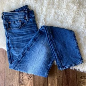 American Eagle Airflex+ Move Free Athletic Whiskered Jeans 28 x 32